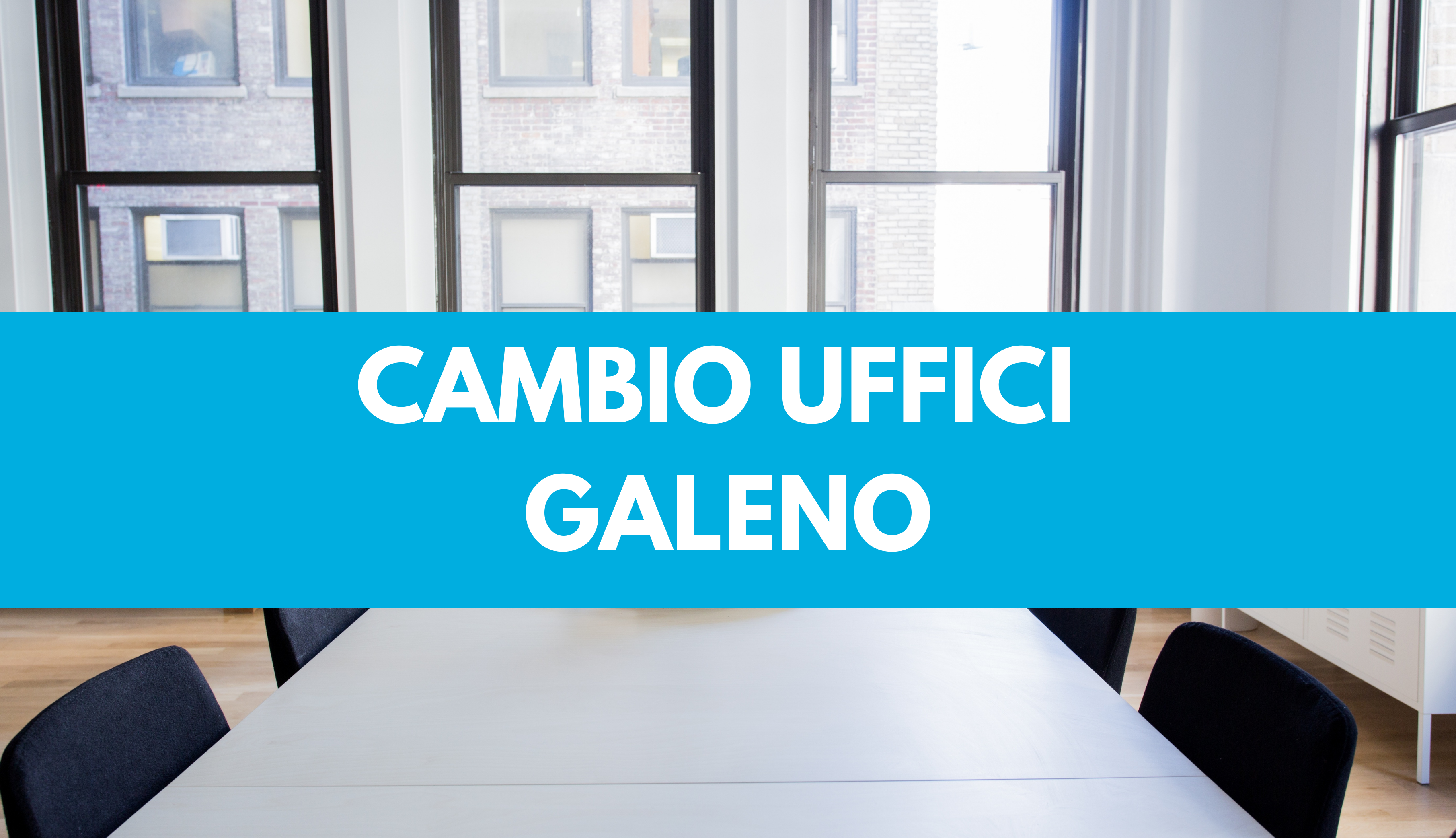 Siamo lieti di informare i soci che il 4 aprile Galeno si è trasferita nei nuovi uffici di via Piemonte 39 a Roma.